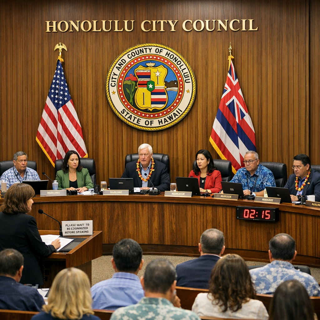 Honolulu City Council Approves 4.7% Pay Increase for Top Officials