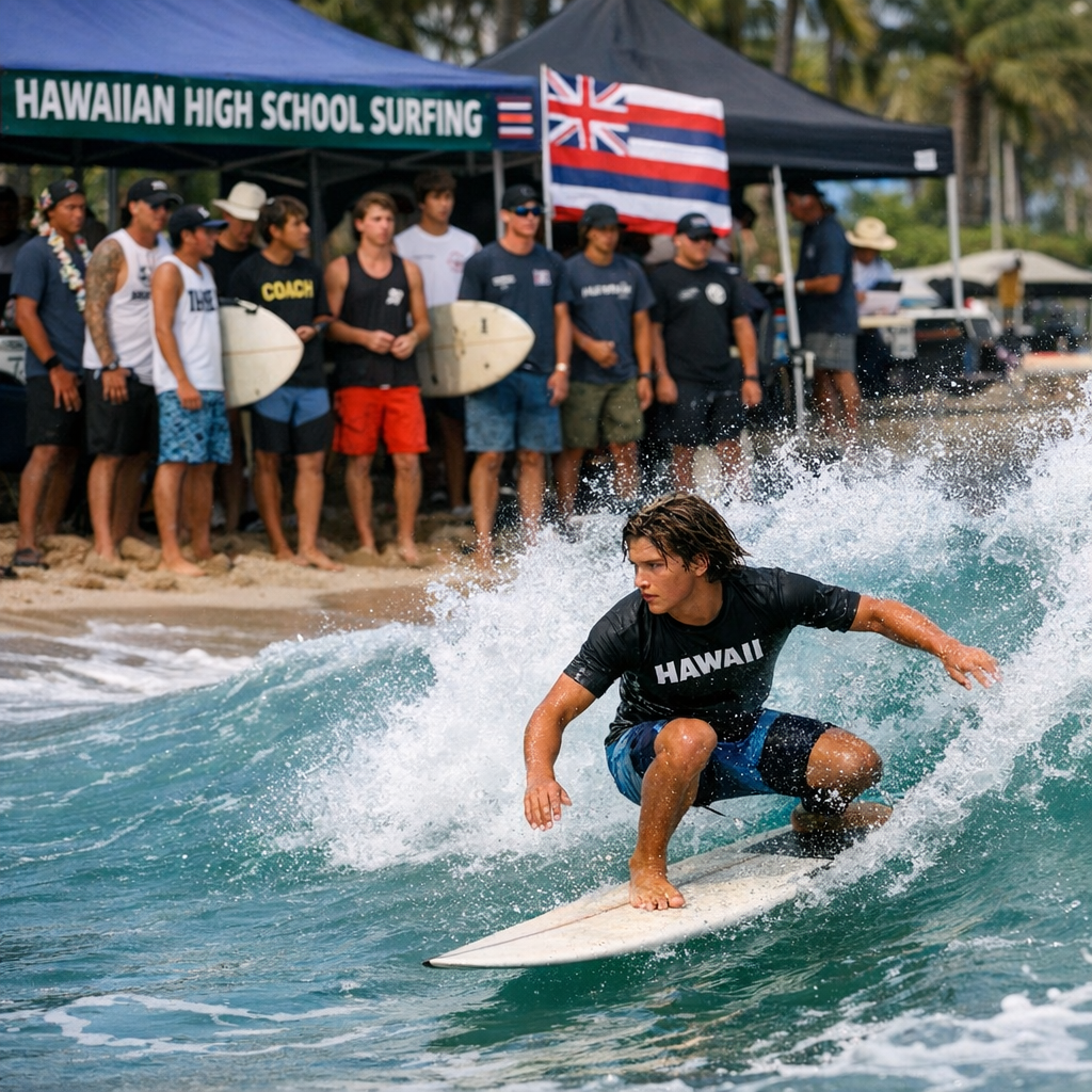 Surfing Rides the Wave into Hawaii High School Athletics